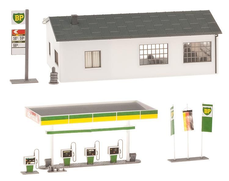 Faller 130345 - Pompstation met servicegebouw (HO)