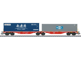 Märklin 47815 - DB AG, container draagwagen Sggrss 80 (HO)