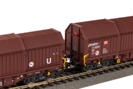 Piko 58293 - DB Cargo, 2-delige set telescoopwagens (HO|DC)