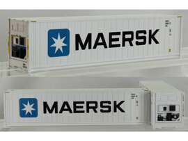 Pirata 12401 - Koelcontainer 40″,  Maersk, wit, zwart opschrift