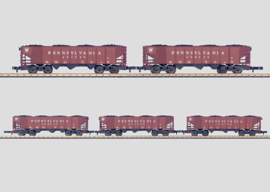 Märklin 82591 - Pennsylvania Railroad, Set US-stortgoedwagens (Z)