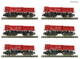 Fleischmann 6660023 - DB AG, 6-delige set muldenkippwagen (N)