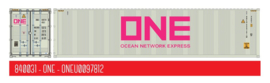 PT Trains 840031 - Container 40'HC, ONE (HO)