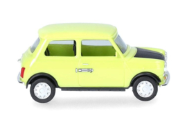 Herpa 941150 - Mini Cooper met deurslot (rechtsgestuurd), groen (HO)