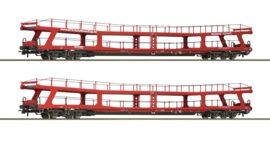 Roco 77047 - 2-tlg. Set: Autotransportwagen, BTE (HO|DC)