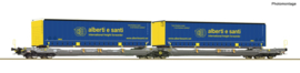 Roco 6600137 - Doppeltaschen-Gelenkwagen T3000e, Hupac (HO|DC)