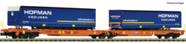 Fleischmann 6660118 - Wascosa, Doppeltaschen-Gelenkwagen T2000 (N|DC)