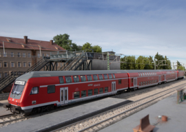 Märklin 43569 - DB AG, Dubbeldeks-stuurstandrijtuig 2e klas (HO)