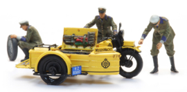 Artitec 10.398 - ANWB wegenwacht motorfiets zijspan met figuren, bouwpakket (HO)