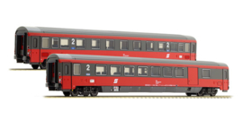 ACME 90127 - Set van 2 C EC22 Johann Strauss-rijtuigen van de ÖBB (HO)