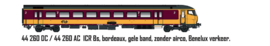 LS Models 44260  AC - NS, ICR Bs, bordeaux, gele band, zonder airco, Benelux verkeer. (HO)