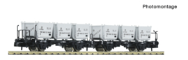Fleischmann 6660106 - DB, Behältertragwagen-Doppeleinheit (N|DC)