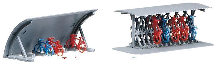 Faller 272535 - 2 Rekken met fietsen (N)