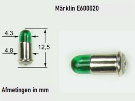 Märklin E600020 - Gloeilamp groen  (1 stuks) (HO)