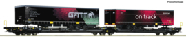 Roco 6600170 - Doppeltaschen-Gelenkwagen T3000e, TX Logistik (HO|DC)