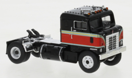 Brekina 85950 - Kenworth Bullnose, zwart/rood, 1950 (HO)