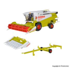 Kibri 12263 - CLAAS maaidorser met maaibalk en maïskopbak (HO)