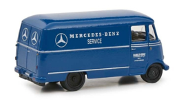 Schuco 26615 - Mercedes Benz L319, blauw (HO)