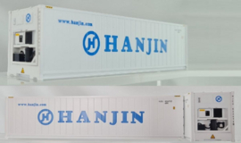 Pirata 12412 - Koelcontainer 40″, Hanjin, wit, blauw opschrift (HO)