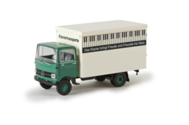 Brekina 48523 - MB LP 608 , gesloten opbouw," Klaviertransporte" (HO)