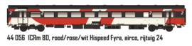 LS Models 44056 - NS, ICRm BD, rood/rose/wit Hispeed Fyra, airco, rijtuig 24  (HO)