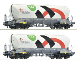 Roco 6600192 - Holcim, 2-dlg. set silowagens (HO|DC)