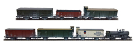Märklin 39556+46100 - DRG, Stoomlocomotief G5/5 (HO|AC sound) en 7-delige goederenwagenset (HO)
