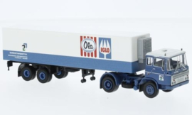 Brekina 85290 - DAF FT 2600 trekker/koeloplegger, Binfürst - Iglo-Ola 1962, (HO)