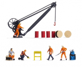 NOCH 16270 -  Figuren Thema  Spoorwegdepot (HO)