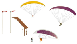 Faller 180602 - Deltavlieger en startplatform (HO)