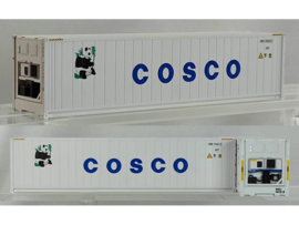 Pirata 12403 - Koelcontainer 40″,  COSCO, wit, blauw opschrift