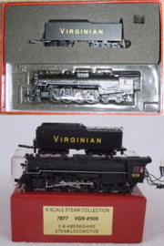Life-Like 7877- Virginian, Steam, 2-8-4 Berkshire (N)