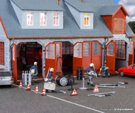 Vollmer 45746 - Decoratieset brandweer (HO)