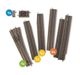 Piko 55380 - uitbreidingsset met Eaos en rails (HO|DC)