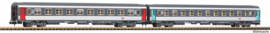 Piko 94507 - N 2er Set Abteilwagen 1. Klasse + 2. Klasse SNCF VI (N|DC)