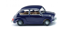 Wiking 009907 - Fiat 600, donkerblauw (HO)