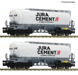 Fleischmann 6660090 - Wascosa/Jura Cement, 2-tlg. Set: Silowagen (N|DC)