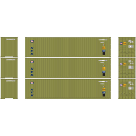 Athearn ATH29193 - Container 3 Pack 40' – NYK (HO)
