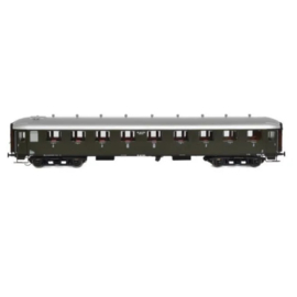 Exact Train EX10002 - NS, rijtuig AB7538, groen,grijs dak (HO|DC)