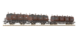 Fleischmann 526506 - 3-delige set kolenemmerwagens (HO)