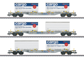 Märklin 47463 - SBB Cargo AG, set containerwagens Sgnss (HO)