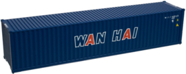 H0 | Atlas 20001312 - 40' Std. High Shipping Container - WAN HAI (3 pack)