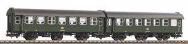 Piko 58266 - DB, 2dlg set "Umbauwagen" B3yg+B3yg (HO)