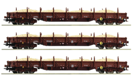 Roco 77042 - DR, 3 delige zandtrein set 2 (HO)