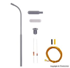 Viessmann 6722 - Booglamp, witte LED, kit (HO)