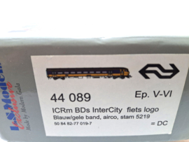 LS Models 44 089 - Stuurstandrijtuig ICRm met fiets/stilte coupé (HO|DC)