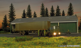 Kibri 18068 - MAN 3-assige trekker, BW, verlicht (HO)