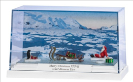 Busch 7629 - Diorama: Vrolijk Kerstfeest XXVII »Op dun ijs« (HO)