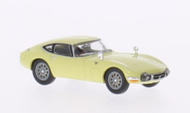 Ricko 38616 - Toyota 2000 GT, lichtgeel, RHD (HO)