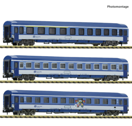 Fleischmann 6260030 - CD, set eurofirma rijtuigen (N)